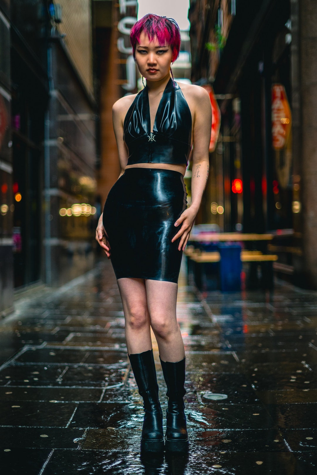Halter Latex Body main image 1