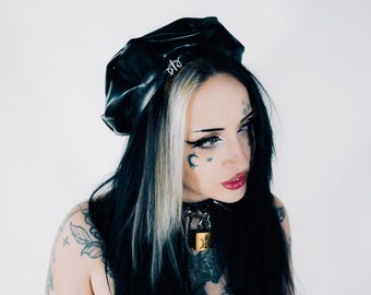 BLVCK Latex Beret | Unisex | Fits all sizes