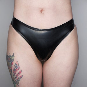 BLVCK Latex Thong | Custom Made To Fit