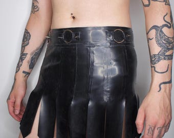 SPVRTVN Latex Kilt Skirt | Custom Made To Fit | Mens / Unisex