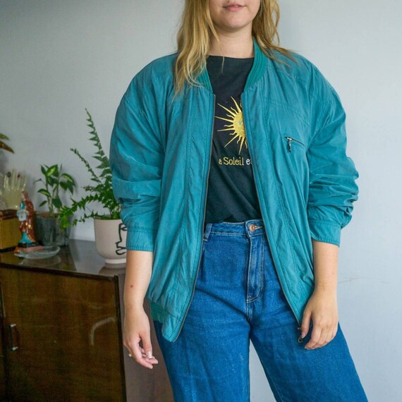 emerald green bomber jacket