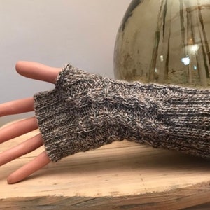 Alpaca wool mittens