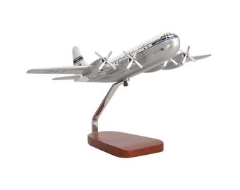 Boeing 377 Stratocruiser Pan Am Airways Large Mahogany Model