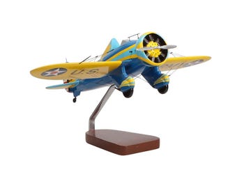 Boeing P-26A Peashooter Large Mahogany Model