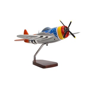 Republic P-47 Thunderbolt (Tarheel Hal) Large Mahogany Model