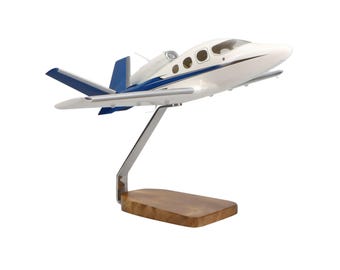 Cirrus Vision Jet Clear Canopy Large Mahogany Model
