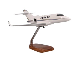 Hawker 850XP Modelo grande de caoba