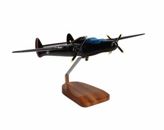 Northrop P-61B Black Widow Large Mahogany Model