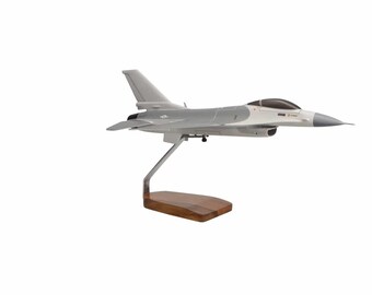 General Dynamics F-16C Falcon Large Mahogany Model