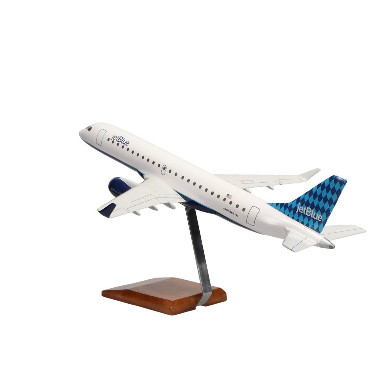 Embraer 190 Jetblue Limited Edition Large Mahogany Model