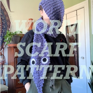 Worm Scarf - Knitting Pattern (PDF Document)