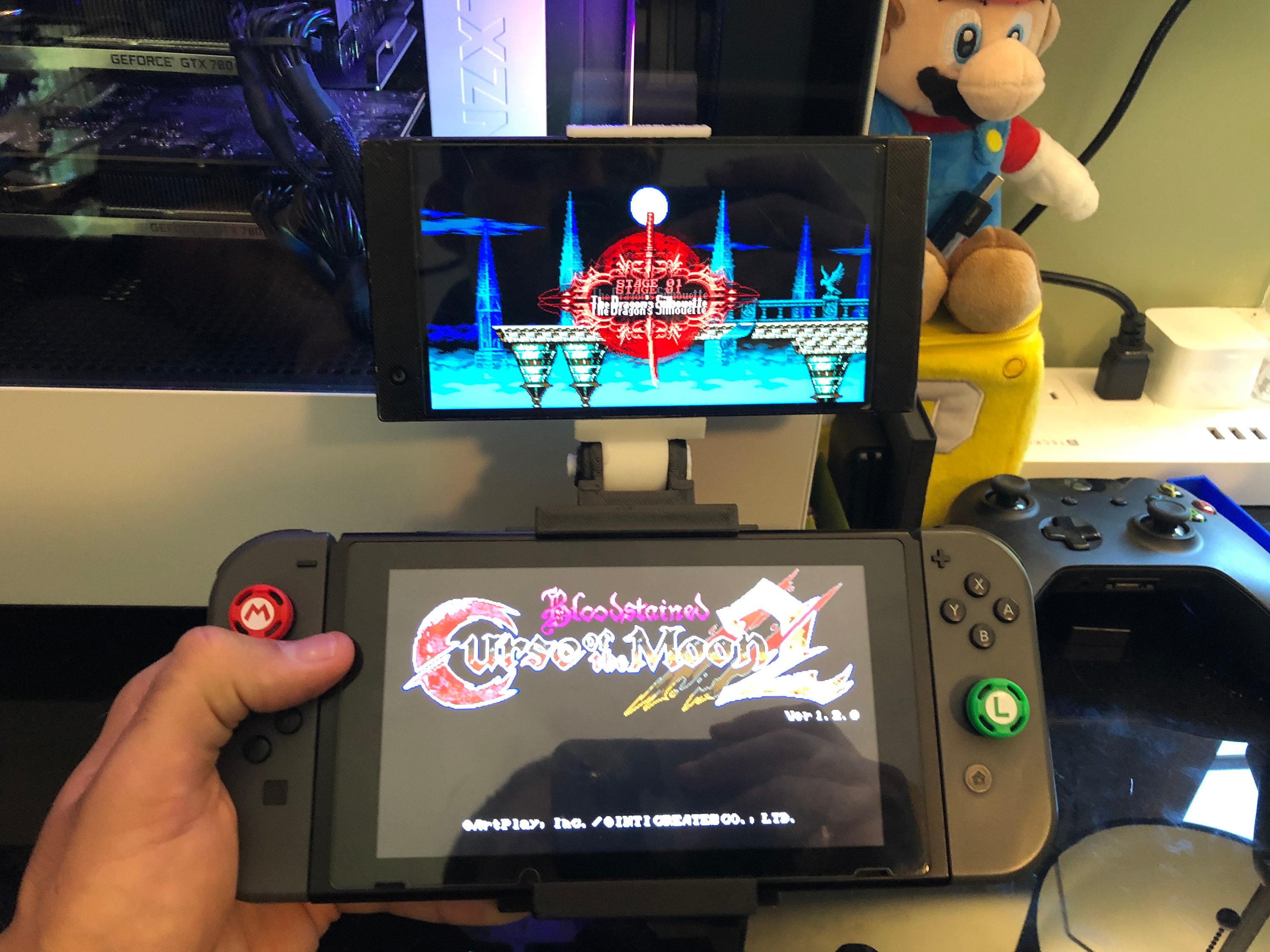 Nintendo Switch Phone Holder Etsy