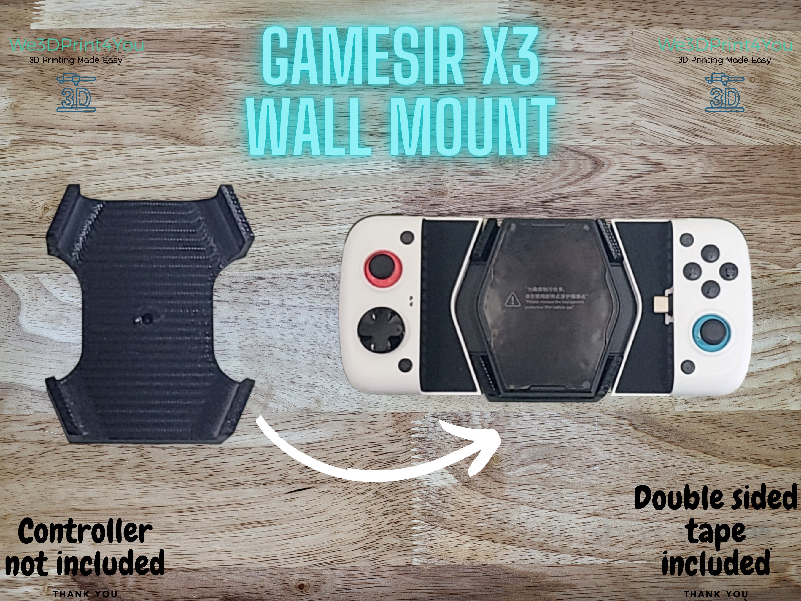 Gamesir X3 Wall Mount Double Sided Tape Included - Etsy
