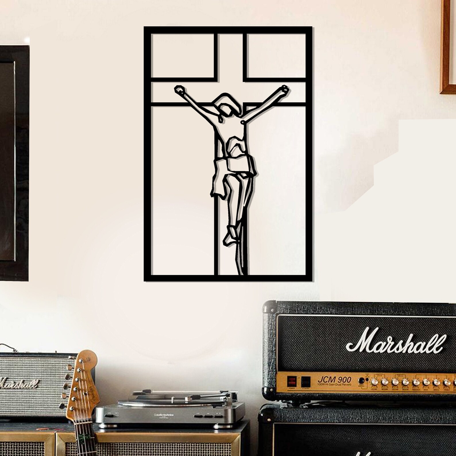 Jesus on the Cross Metal Wall Decor Metal Gift Christian Decor Etsy UK