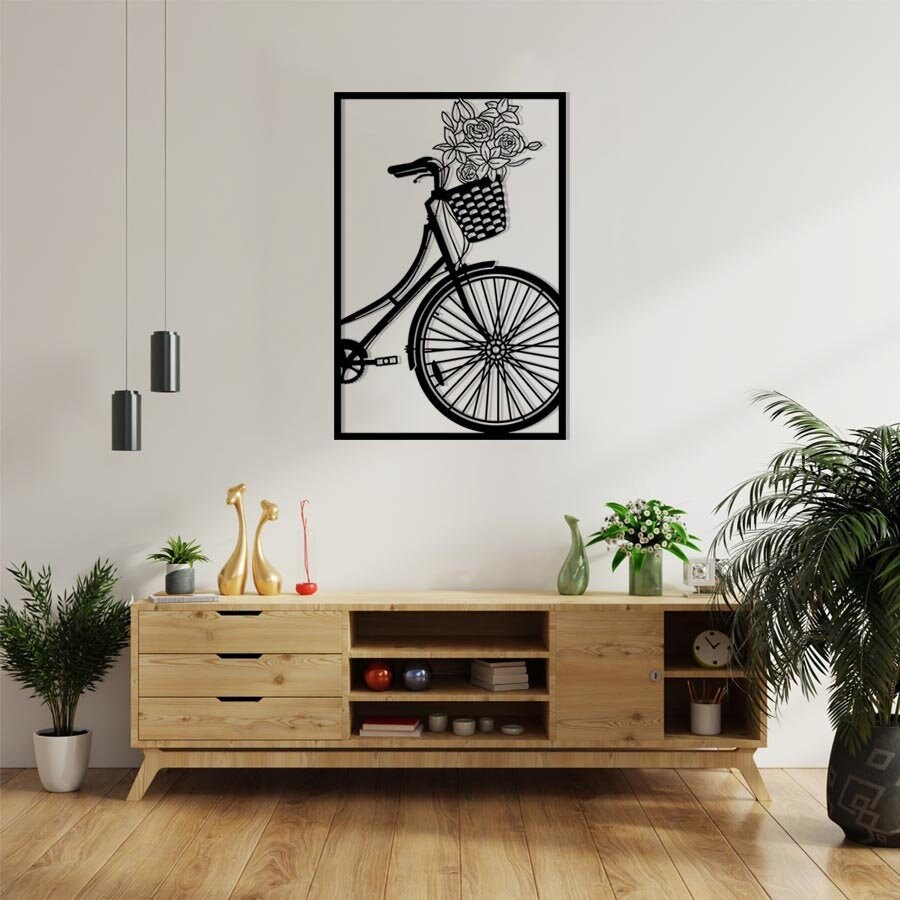 Bicycle Metal Wall Art, Decor, Cycling Gifts, Bicycle Bike Home Decor