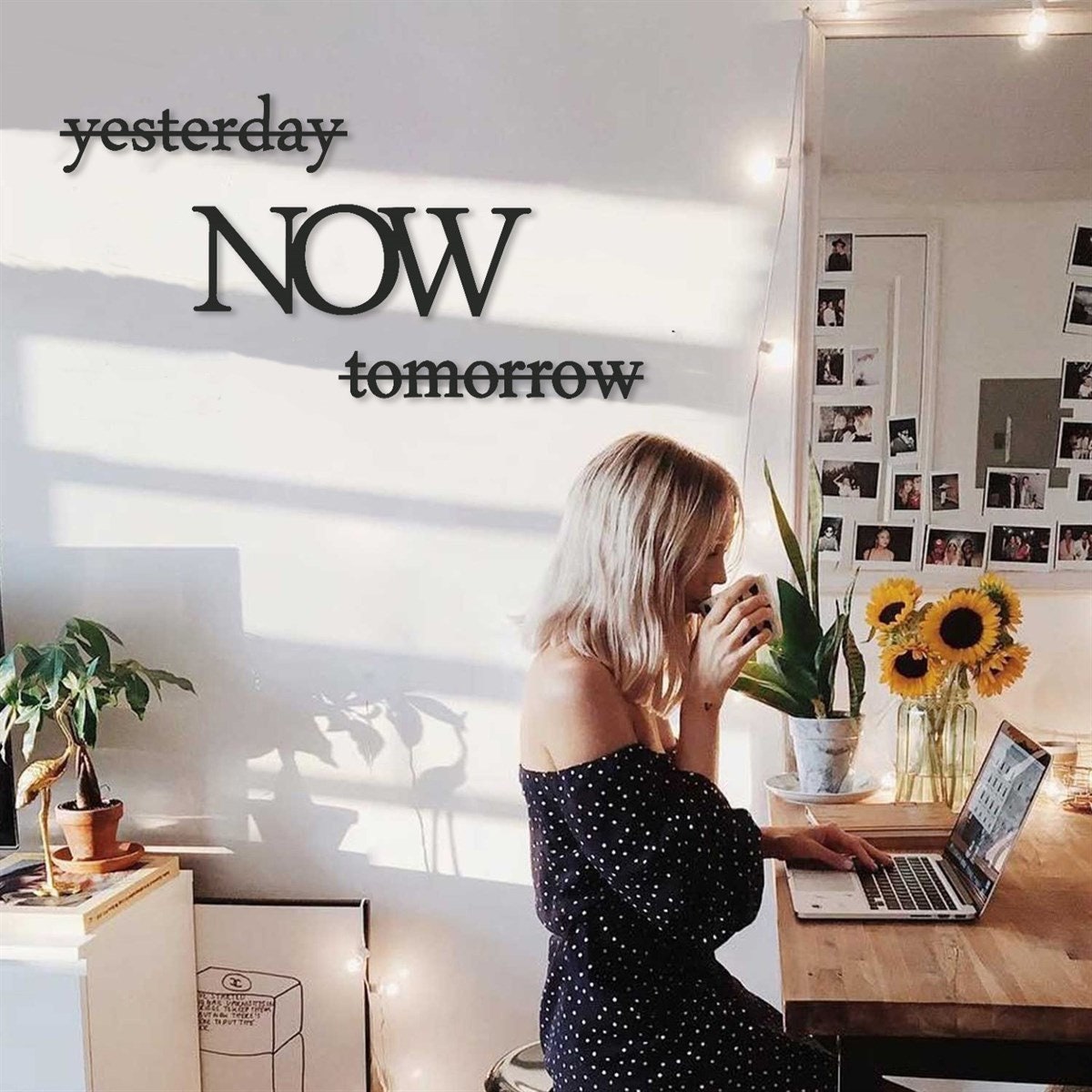 Metal Wall Art Set, Metal Decor, Yesterday Now Tomorrow , Decor Living Room Wall