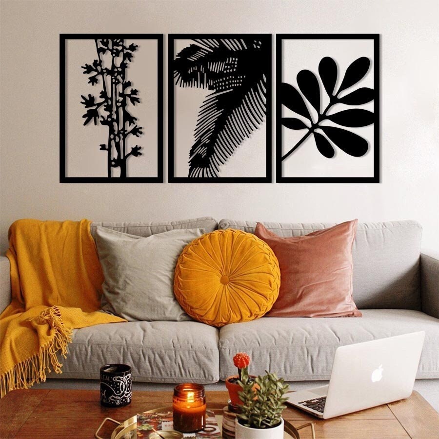 Blad Metal Wall Art, Decor, Room Decor Living Home Art Decor