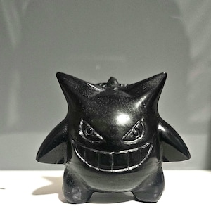 Limited Edition Anime Ganger Obsidian Crystal Figure | Exquisite Home & Desk Decor | Perfect Gift For Anime Enthusiasts | Halloween Gift