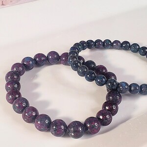Ruby in Kyanite Bracelet – Handmade Gemstone Bead Jewelry for Strength, Balance & Passion