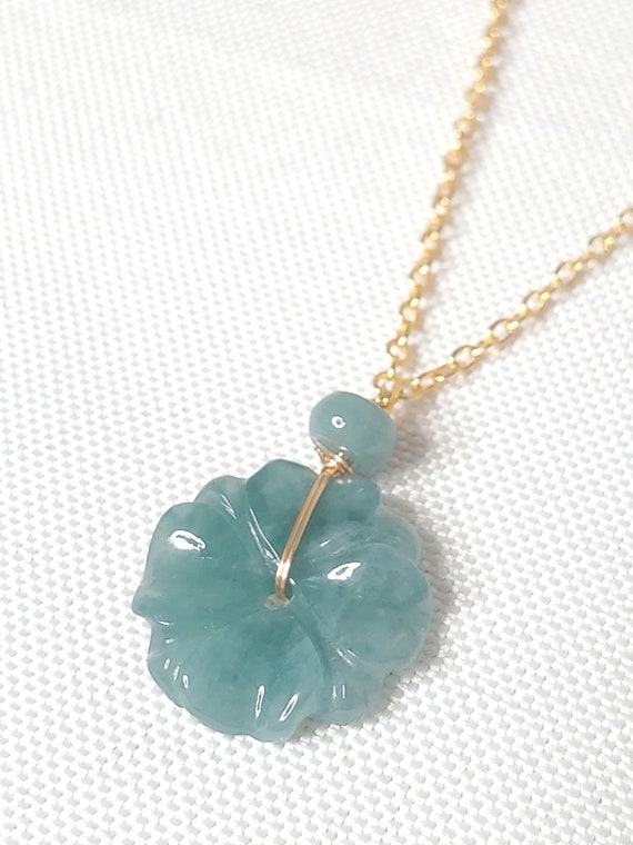 Natural Jade Pendant Men Blue Elegant Clavicle Chain Jewelry - Temu