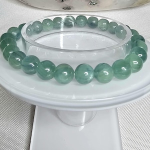 Kyanite All Natural Rare Crystal Gemstone Jewelry Bead Bracelet