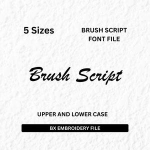 Brush Script embroidery font bx embroidery file format embrilliance bx EMB 00036