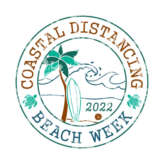 Coastal Distancing Beach Week Family 
