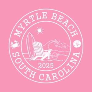 Myrtle Beach SC Family Vacation 2025 T Shirt Design - Summer Beach Vacation SVG Cutting Files - SVG Cricut Cutting Files - Iron-on Vinyl