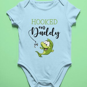 Hooked on Daddy T Shirt Design - Father's Day SVG - Cricut Daddy SVG Cutting Files - Iron-on Vinyl Transfers