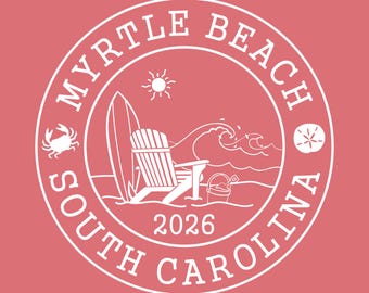 Myrtle Beach Family Vacation 2026 – Summer Beach SVG Design (Cricut Files)