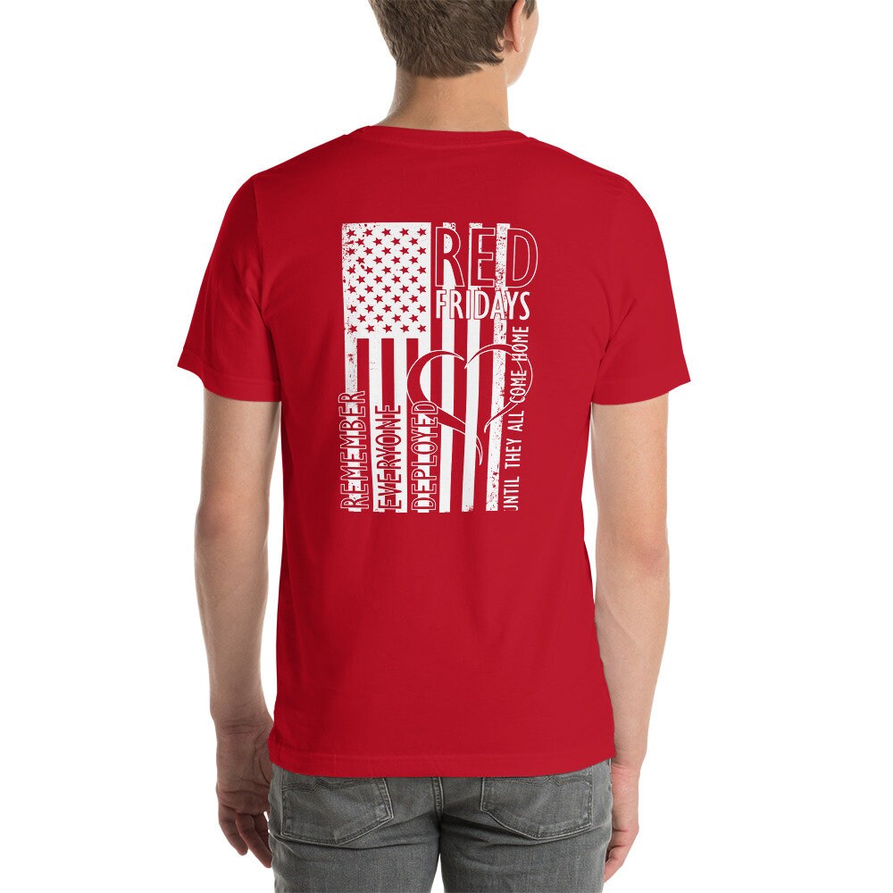Wear RED Friday Shirt Remember Everyone Deployed Military - Etsy