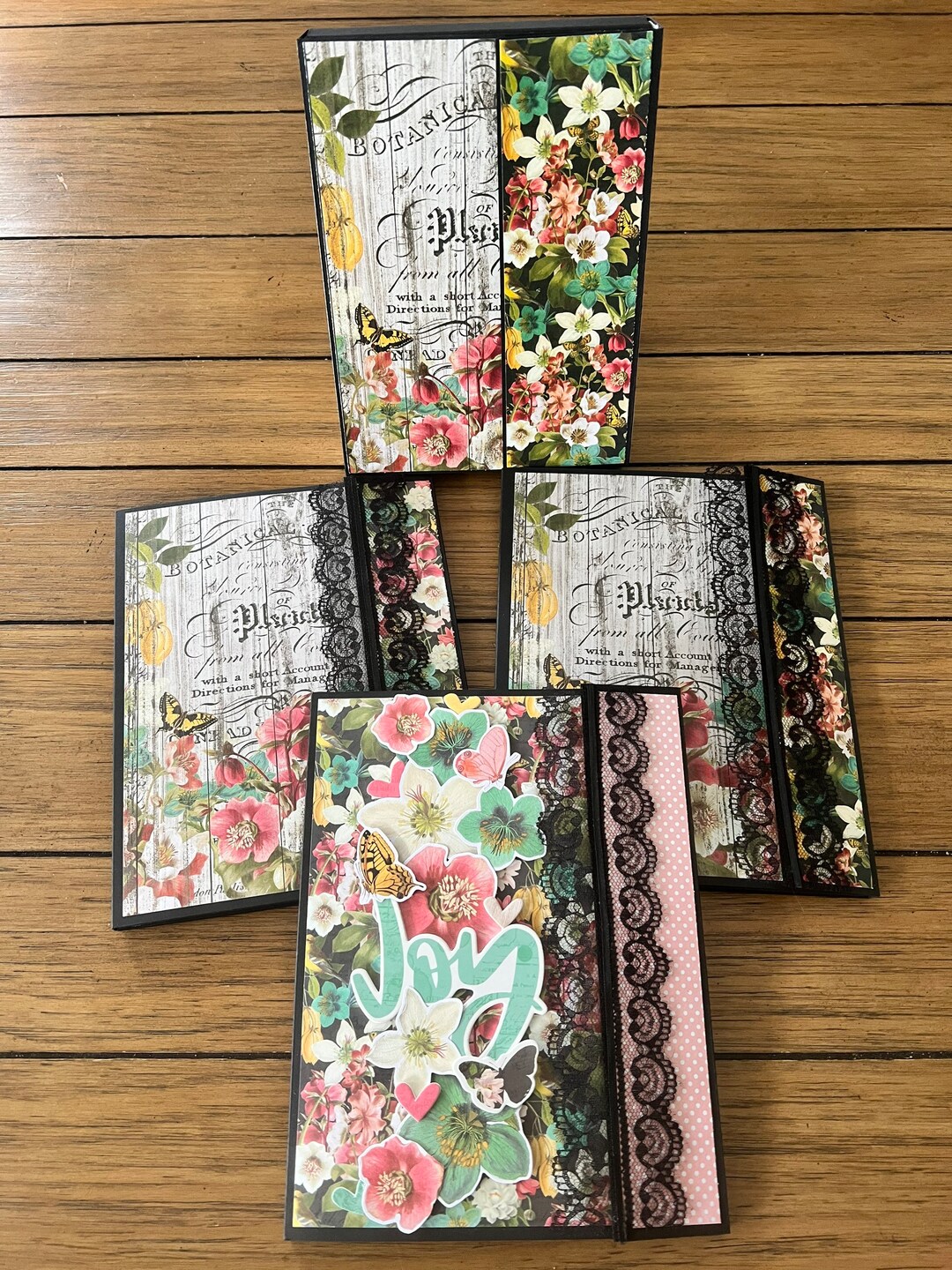 Handmade Cardstock Folio Scrapbook Album, Choose 1, 6x8, Great Gift