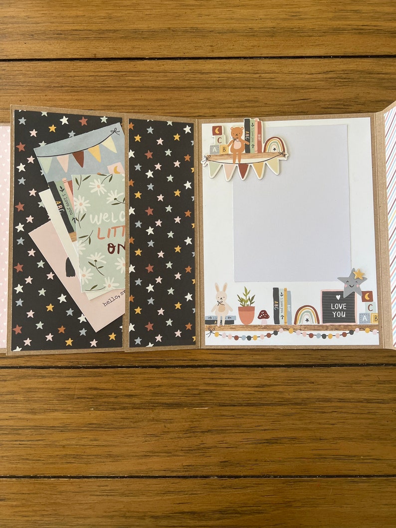 Handmade Cardstock Folio Scrapbook Album 6x8 Great Gift Etsy