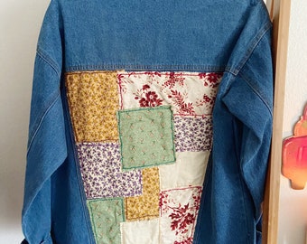 Embroidered Patch Denim Jacket