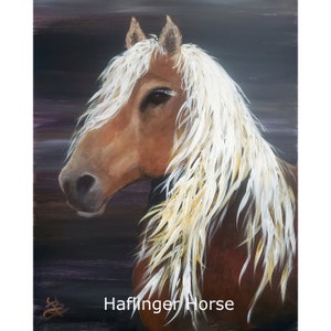 Haflinger Horse - DIY Paint Kit