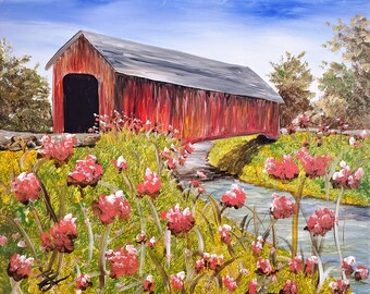 Rustic Covered Bridge - DIY Paint Kit