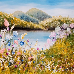 Spring Mountain Meadow - DIY Paint Kit
