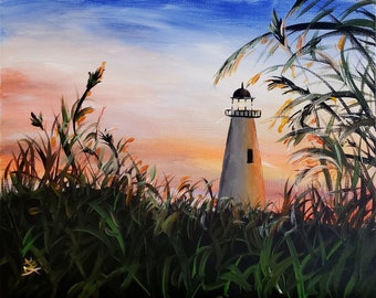 Sunset Lighthouse - DIY Paint Kit