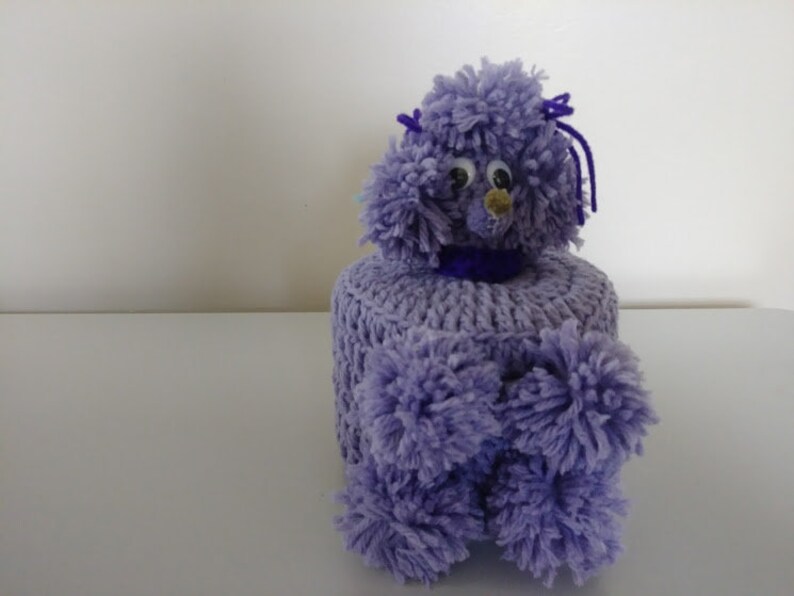 Vintage Crochet Poodle toilet paper cover Christmas Gift Etsy
