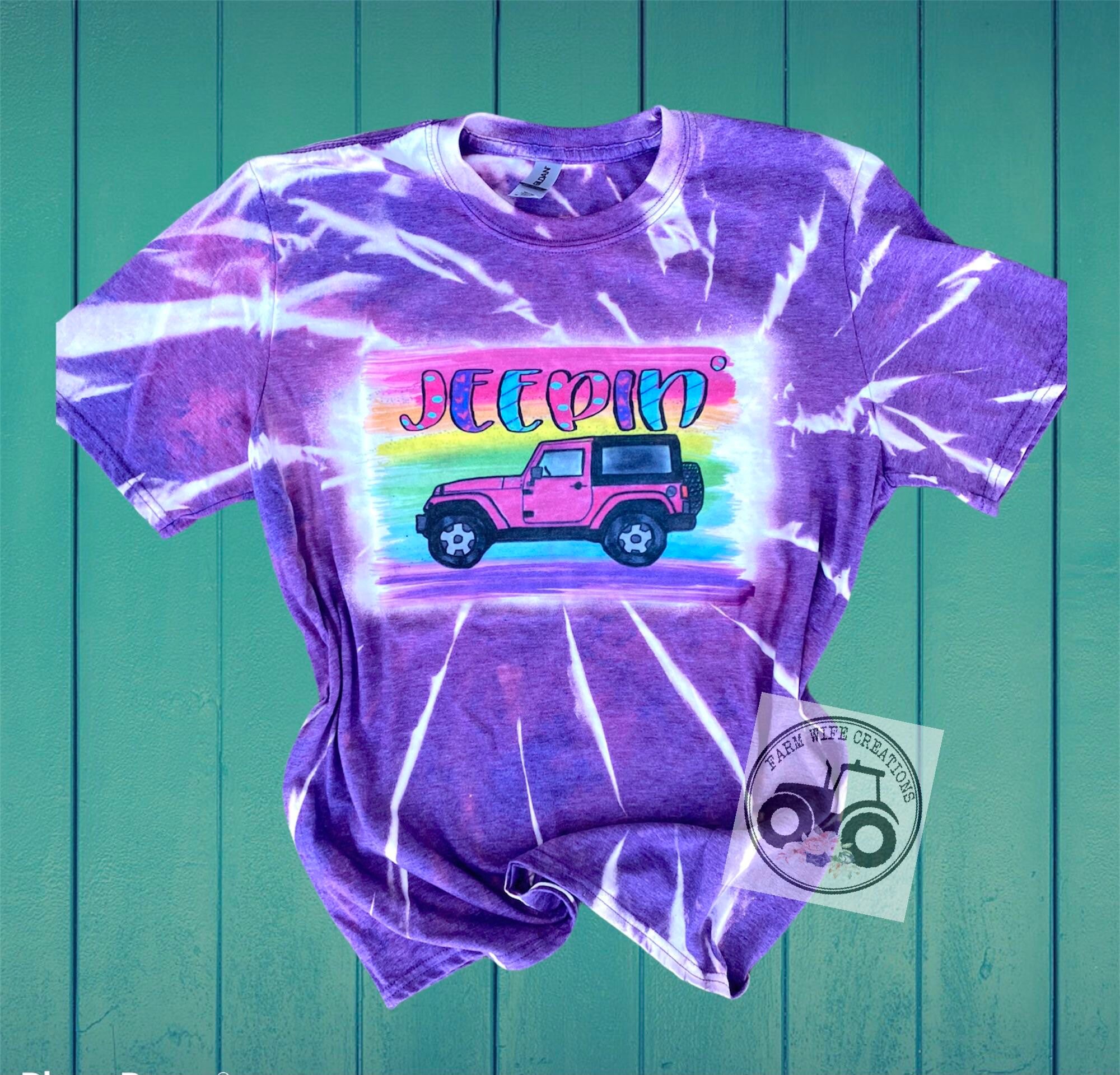 bleached jeep shirt