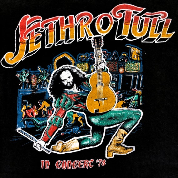 Jethro Tull Concert Tour Tee 1978 Original Vintag… - image 4