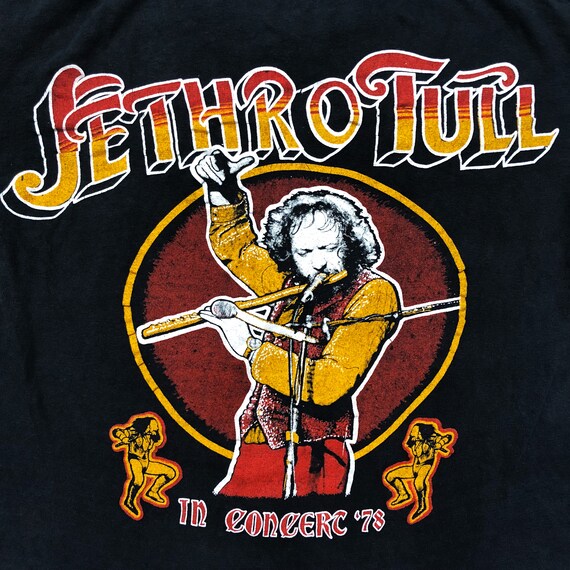 Jethro Tull Concert Tour Tee 1978 Original Vintag… - image 3