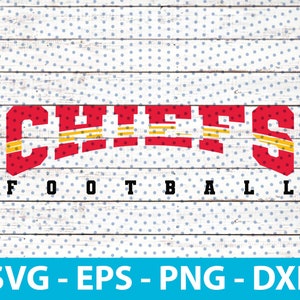 Chiefs Football Svg, Mascot For Football Team, Instant Download, Svg, Eps, Png, Dxf, Pdf file