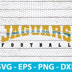 Jaguars Fußball SVG, Maskottchen für Fußballmannschaft, Sofort Download, SVG, Eps, Png, Dxf, Pdf-Datei