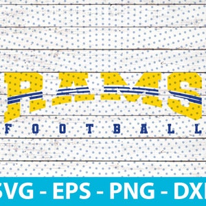 Rams Football Svg, Mascot For Football Team, Instant Download, Svg, Eps, Png, Dxf, Pdf file