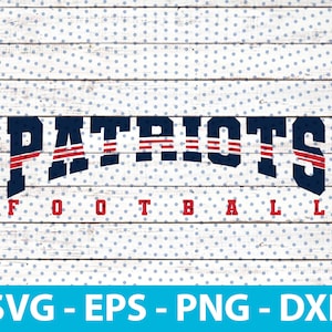 Patriots Football Svg, Mascot For Football Team, Instant Download, Svg, Eps, Png, Dxf, Pdf file