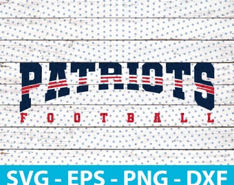 Patriots fotbollssvg, maskot för fotbollslag, direktnedladdning, svg, eps, png, dxf, pdf-fil