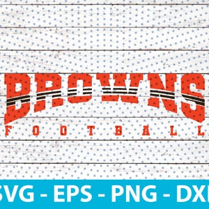 Browns Football Svg, Mascot For Football Team, Instant Download, Svg, Eps, Png, Dxf, Pdf file