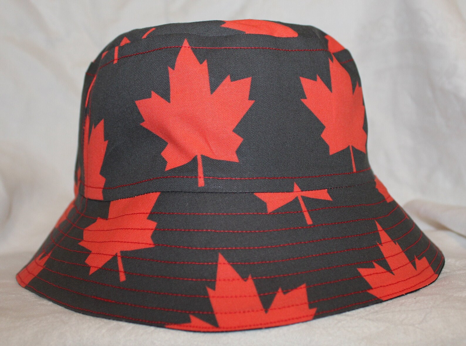 Maple Leaf Proud Bucket Hat Canadian Proud Sun Hat Beach Etsy