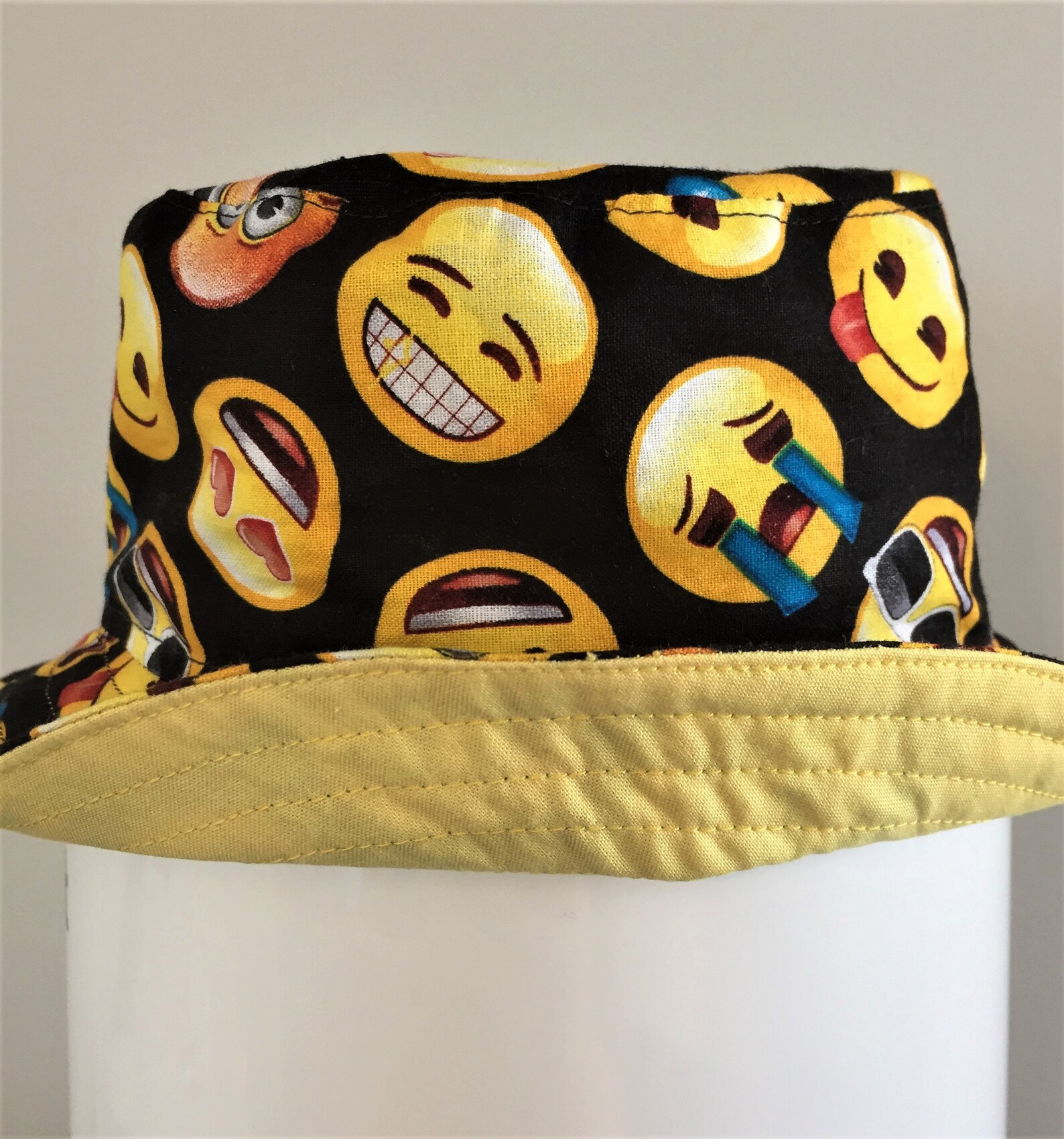 Emoji Bucket Hat Sun Hat Fishing Hat Youth Hat Sun Etsy